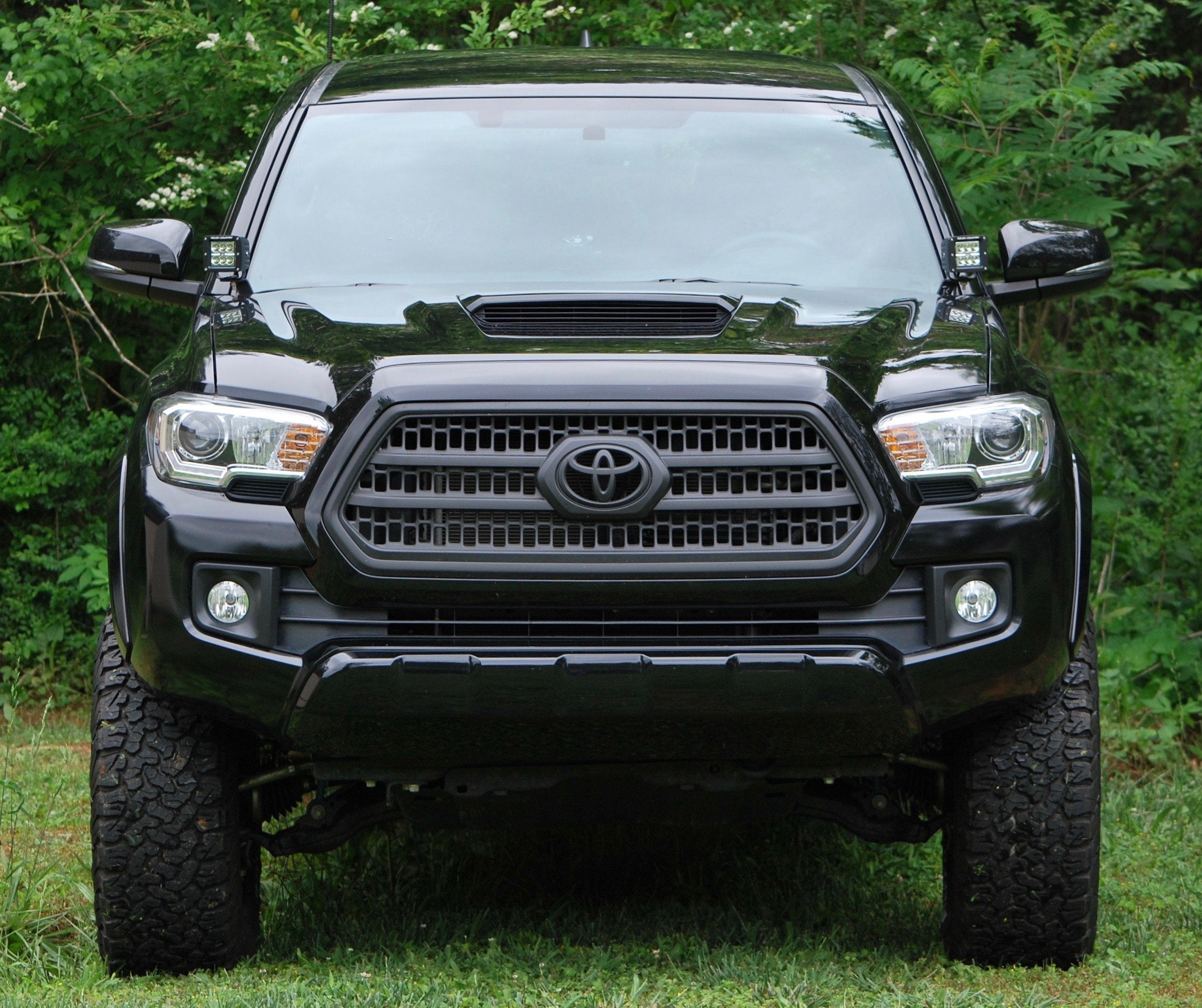 Rago Fabrications Toyota Tacoma 3rd Gen (06-21) Low Pro Ditch Light Brackets - Stainless Steel