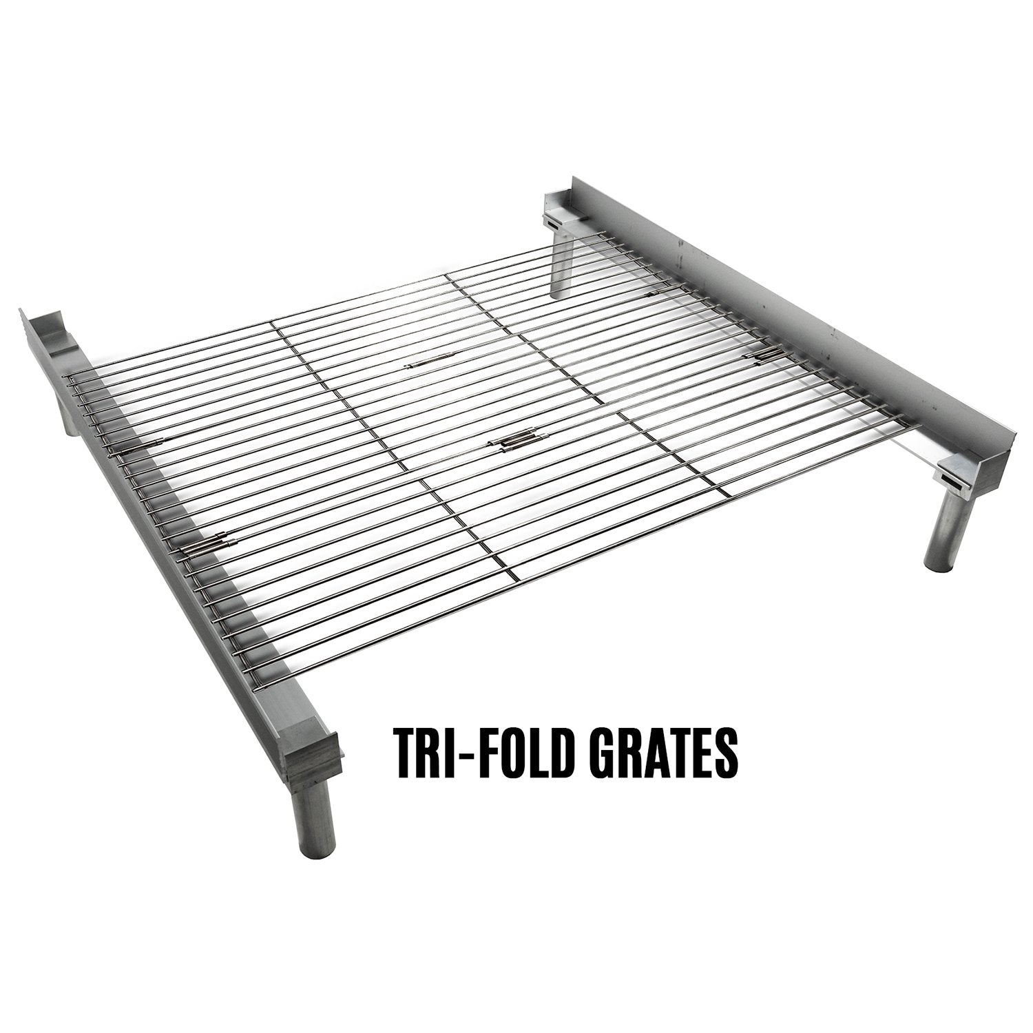 Fireside Outdoor Pop-Up Fire Pit Tri-Fold Grill Grate
